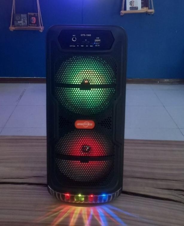 اسپیکر بلوتوثی 13 اینچ دو باند مدل Gts-1565|پخش‌کننده همراه|شیراز, تحویلی|دیوار