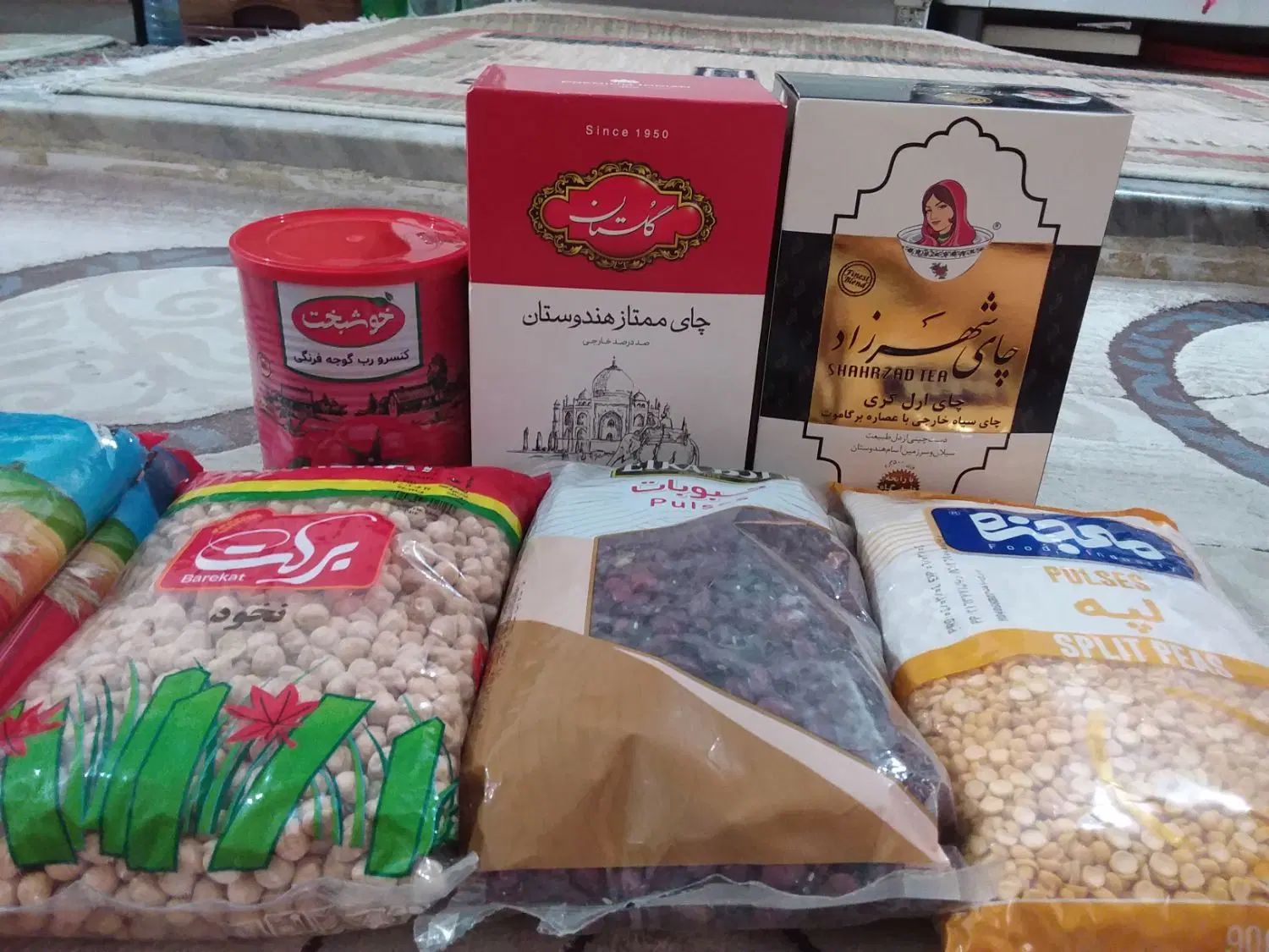 حبوبات و چای و ماکارونی زیر قیمت  مصرف کننده|خوردنی و آشامیدنی|قدس, شهر‌قدس|دیوار