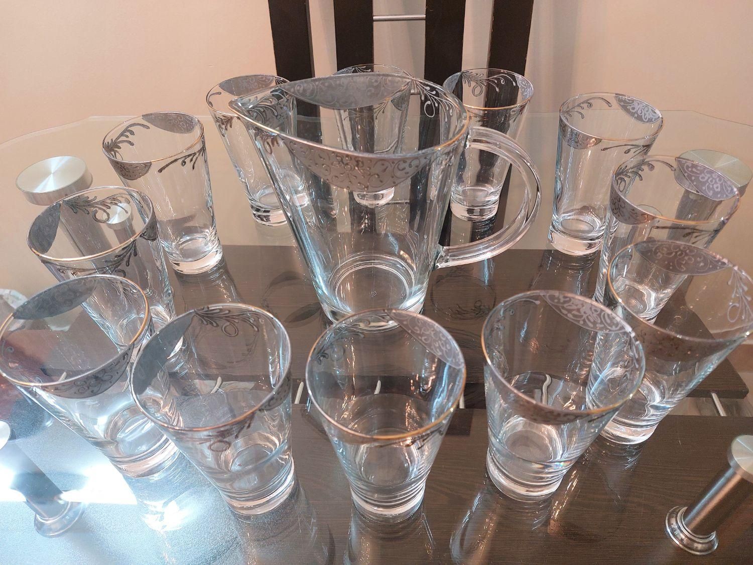 پارچ ولیوان نقره کوب فرانسه|ظروف سرو و پذیرایی|تهران, مینای جنوبی|دیوار