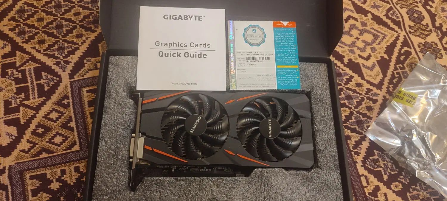 RX 470 Gigabyte 4gig|قطعات و لوازم جانبی رایانه|مشهد, عبادی|دیوار