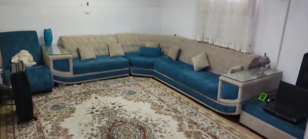 مبل ال 7نفره ودو عددفرش 700شانه سایزی 9متری و6متری|مبلمان خانگی و میز عسلی|بوکان, |دیوار
