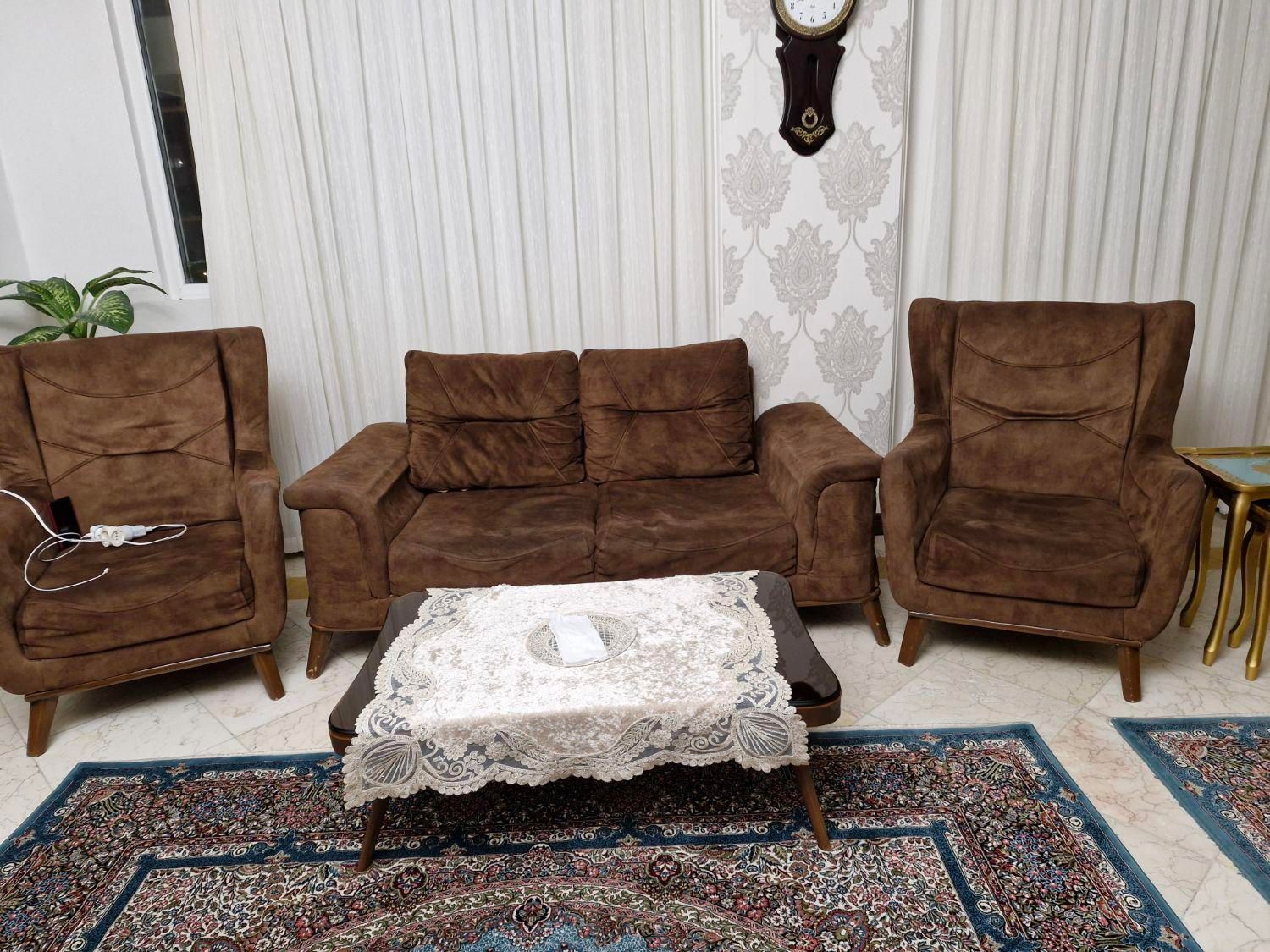 مبل هفت نفره کارکرده|مبلمان خانگی و میز عسلی|تهران, پونک|دیوار