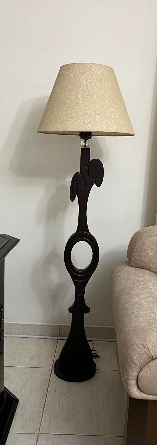 آباژور چوبی نو|چراغ خواب و آباژور|نوشهر, |دیوار