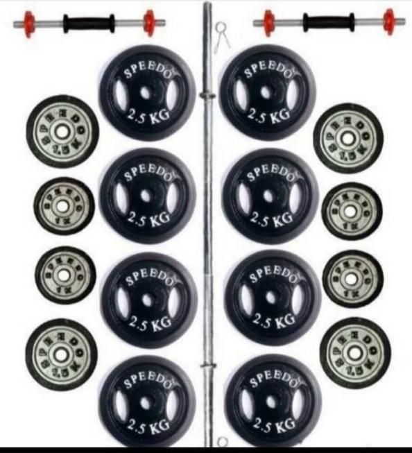 پکیج وزنه فلزی +دسته دمبل+میله هالتر|تجهیزات ورزشی|تهران, افسریه شمالی|دیوار