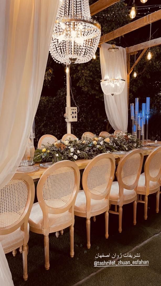 اجاره میز و صندلی و‌لوازم لوکس جهت جشن‌ها|خدمات پذیرایی، مراسم|اصفهان, بهارستان|دیوار