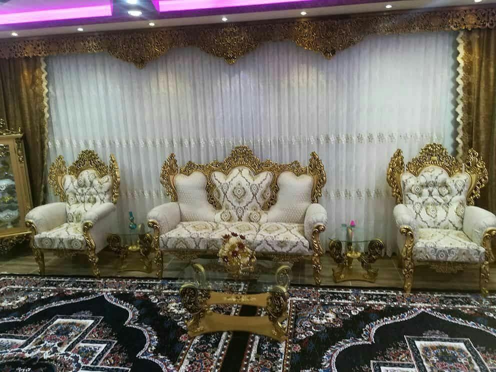مبل مدل چوب زرین|مبلمان خانگی و میز عسلی|ملکان, |دیوار