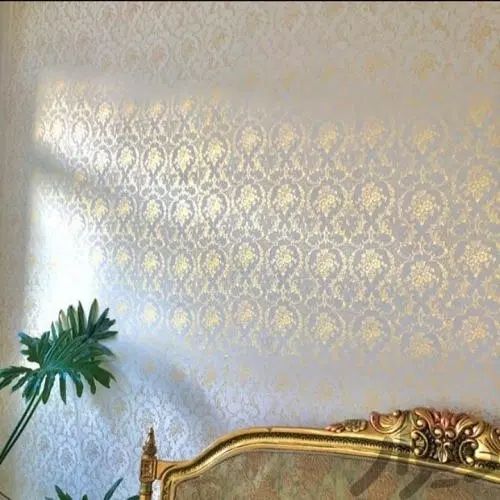 نقاشی طرح کاغذدیواری وسفید کاری منزل ب رنگ پلاستیک|خدمات پیشه و مهارت|رباط‌کریم, رباط‌کریم|دیوار