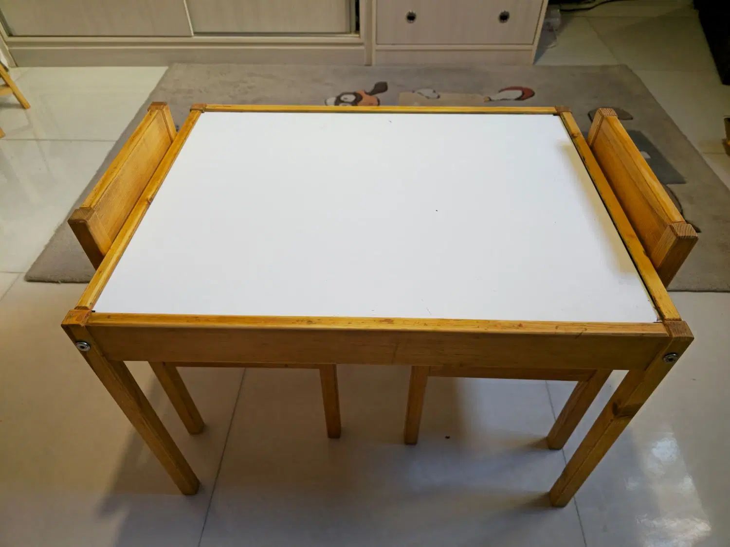میز و صندلی کودک چوبی طرح ایکیا IKEA|میز تحریر و کامپیوتر|اصفهان, فیض|دیوار