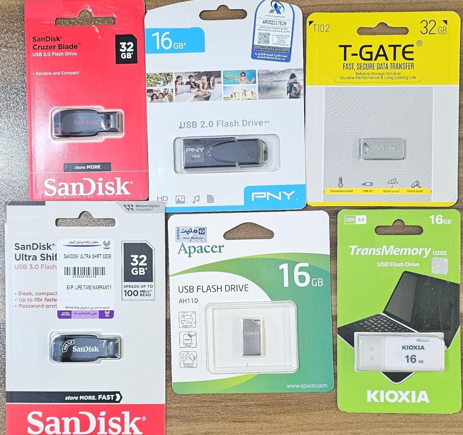 فلش مموری وکارت حافظه گارانتی مادام ارسال درب منزل|لوازم جانبی موبایل و تبلت|تبریز, |دیوار