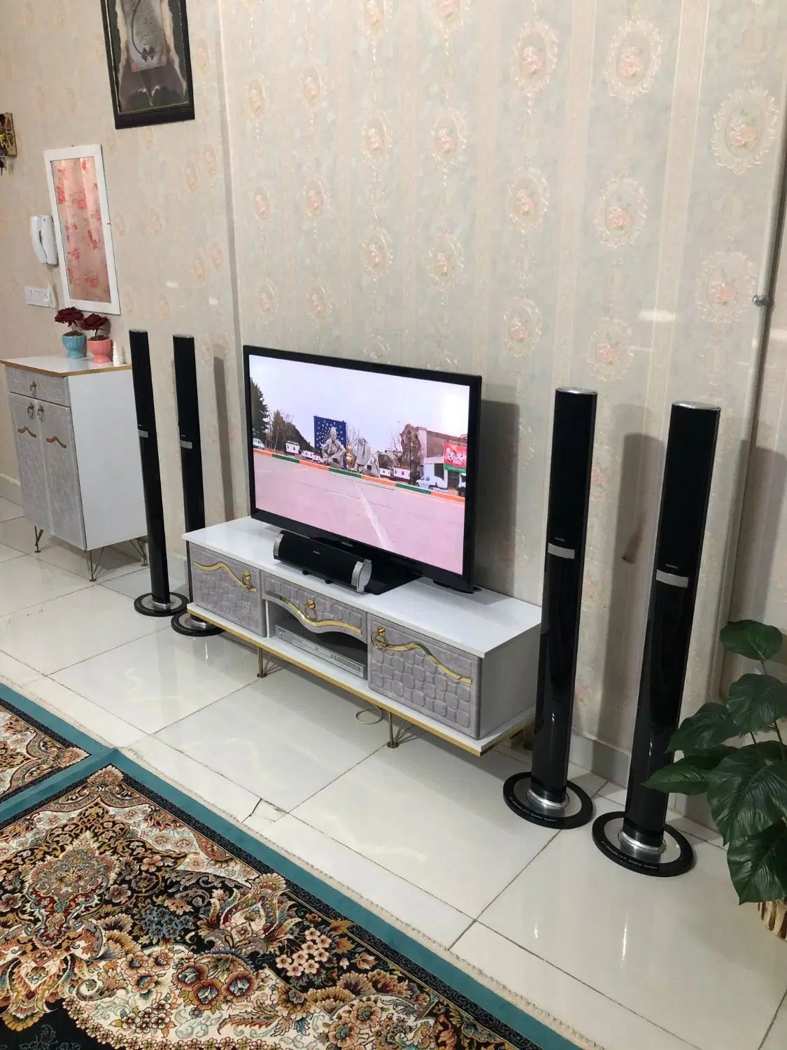 5 عدد اسپیکر باند بلندگو ایستاده سینما درحد|سیستم صوتی خانگی|مشهد, توس (بلوار توس)|دیوار