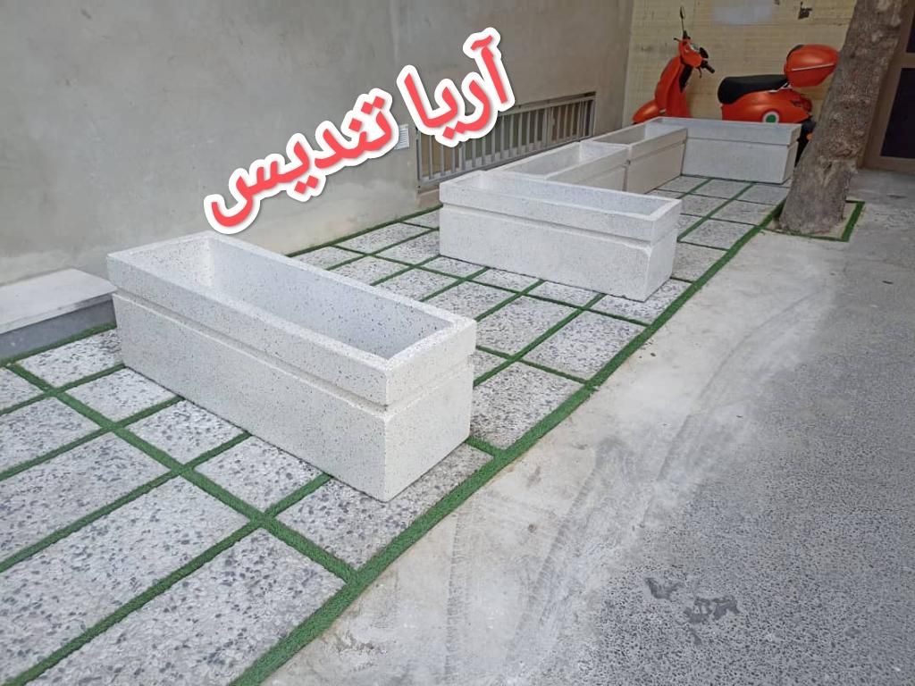 گلدان بتنی شیار دار|مصالح و تجهیزات ساختمان|تهران, شهر‌زیبا|دیوار