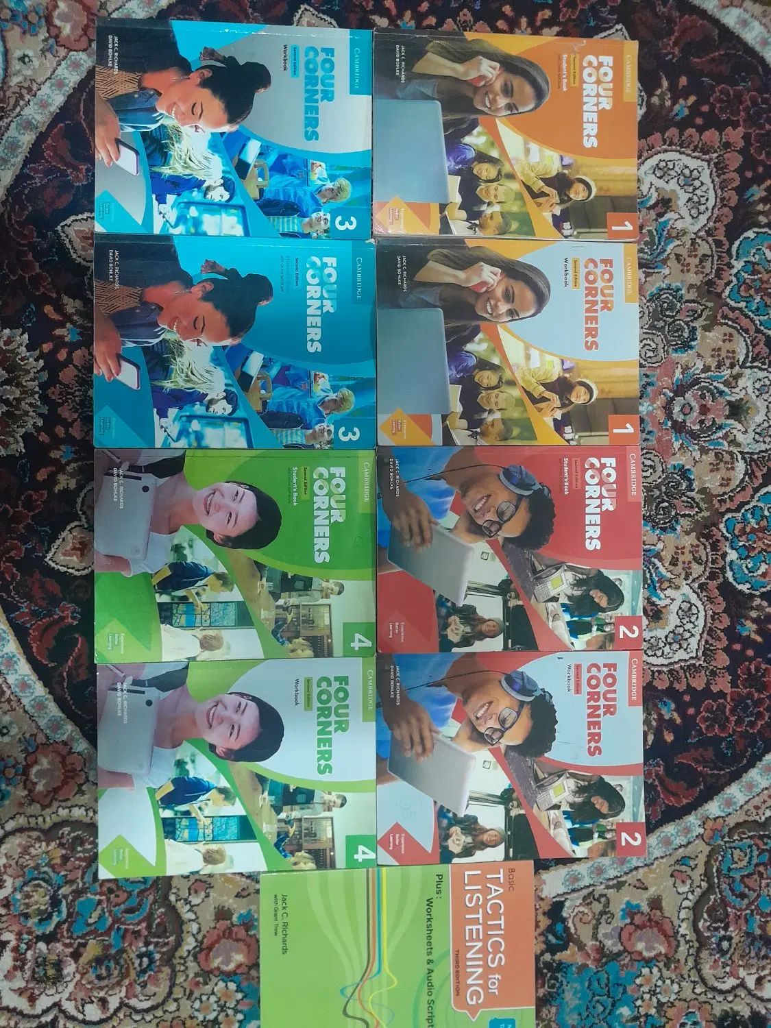 کتاب فور کرنرز و تکتیکس four corners 1 2 3 4|کتاب و مجله آموزشی|مشهد, کوی سیدی|دیوار