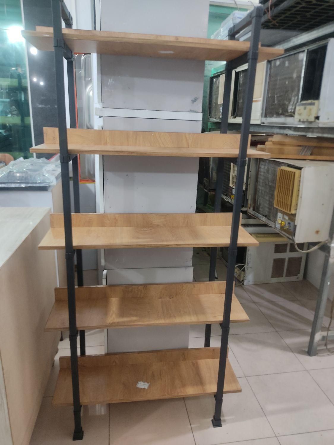 قفسه شلف ام دی اف فلزام دی اف کتابخانه|کتابخانه، شلف، قفسههای دیواری|بوشهر, |دیوار