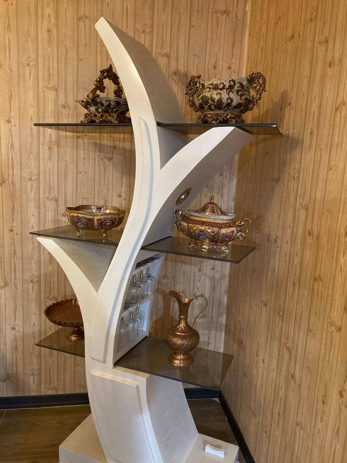 بوفه‌درختی|بوفه، ویترین، کنسول|سیرجان, |دیوار