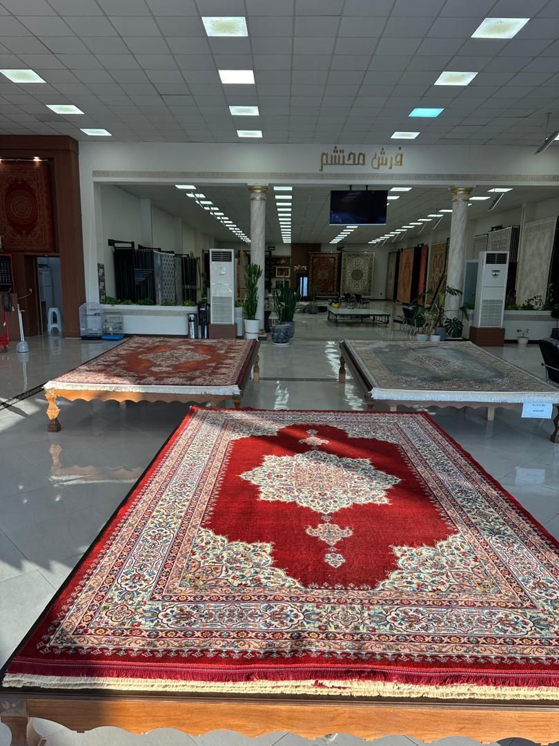 فرش۱۲ متری ۹ و ۶ متری کاشان ۱۲۰۰ شانه صفاریان|فرش|شیراز, فرگاز|دیوار