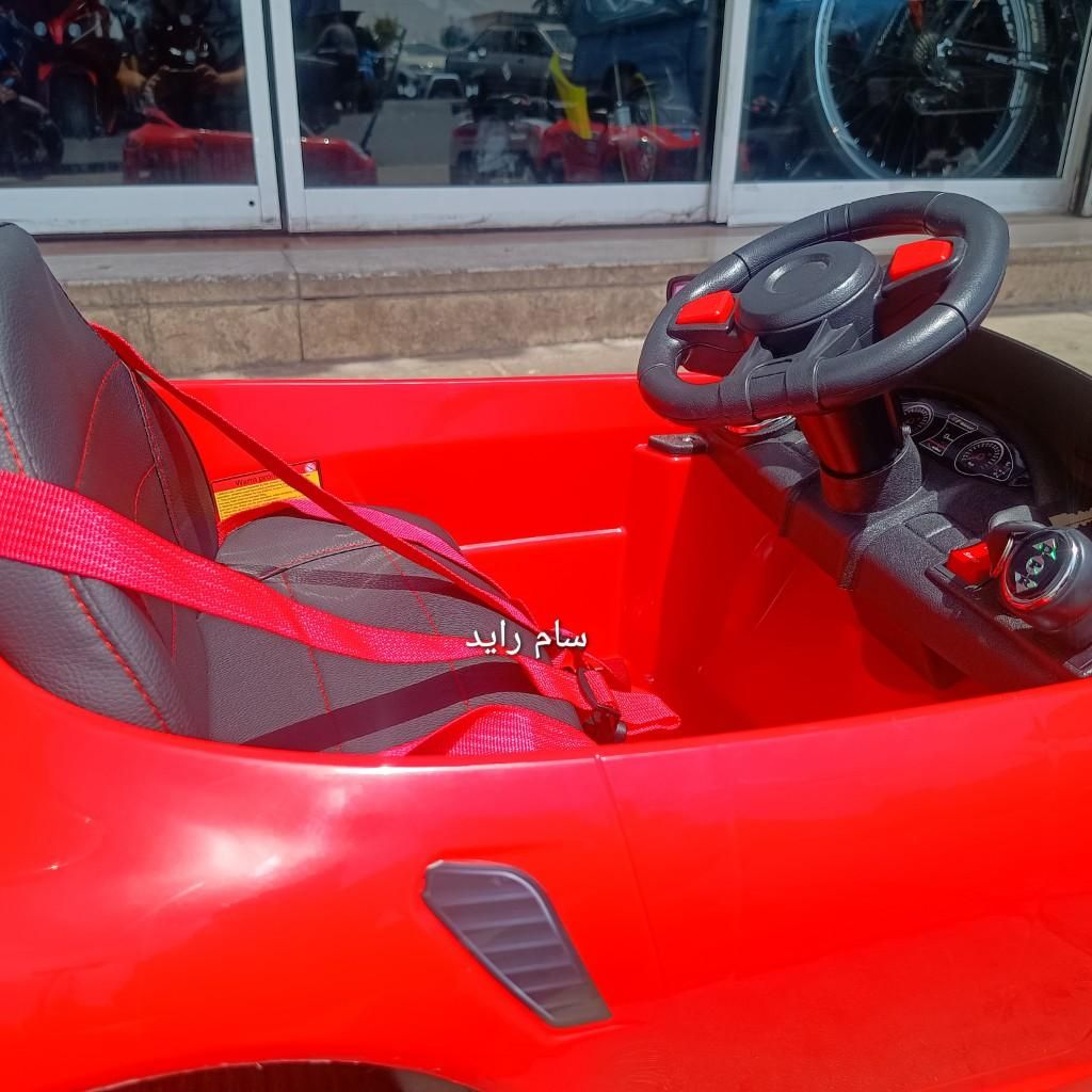 ماشین شارژی Porsche قرمز سوئیچ و دسته دنده دار|اسباب‌‌بازی|تهران, مسعودیه|دیوار