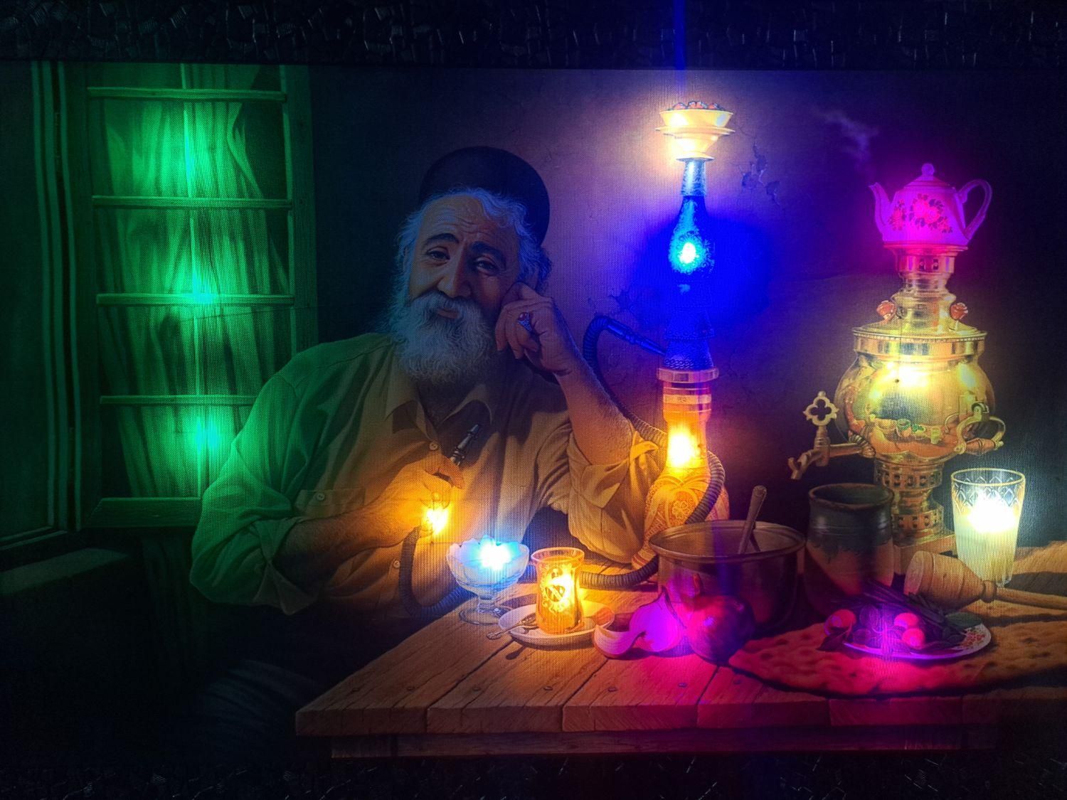 تابلو شبخواب چراغدار|تابلو، نقاشی، عکس|شاهین‌شهر, شهرک ردانی پور|دیوار