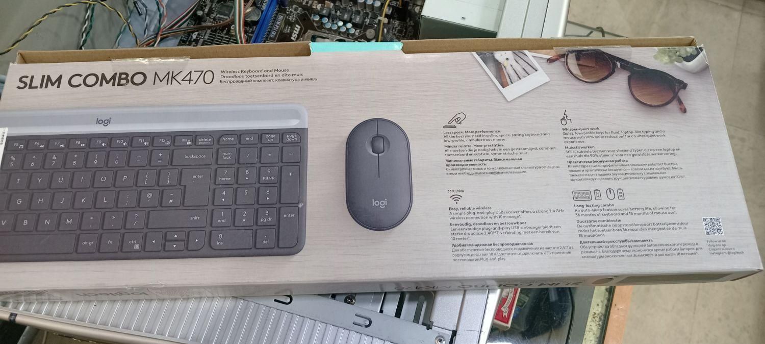 موس وکیبورد بی سیم لوجیتک mk470|قطعات و لوازم جانبی رایانه|همدان, |دیوار
