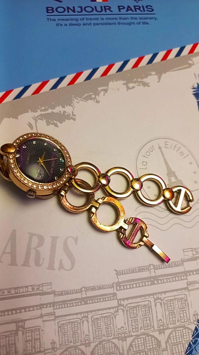 ساعت مچی Quartz باطری آمریکایی بند استیل طلایی|ساعت|شاهین‌شهر, شهرک گلدیس|دیوار