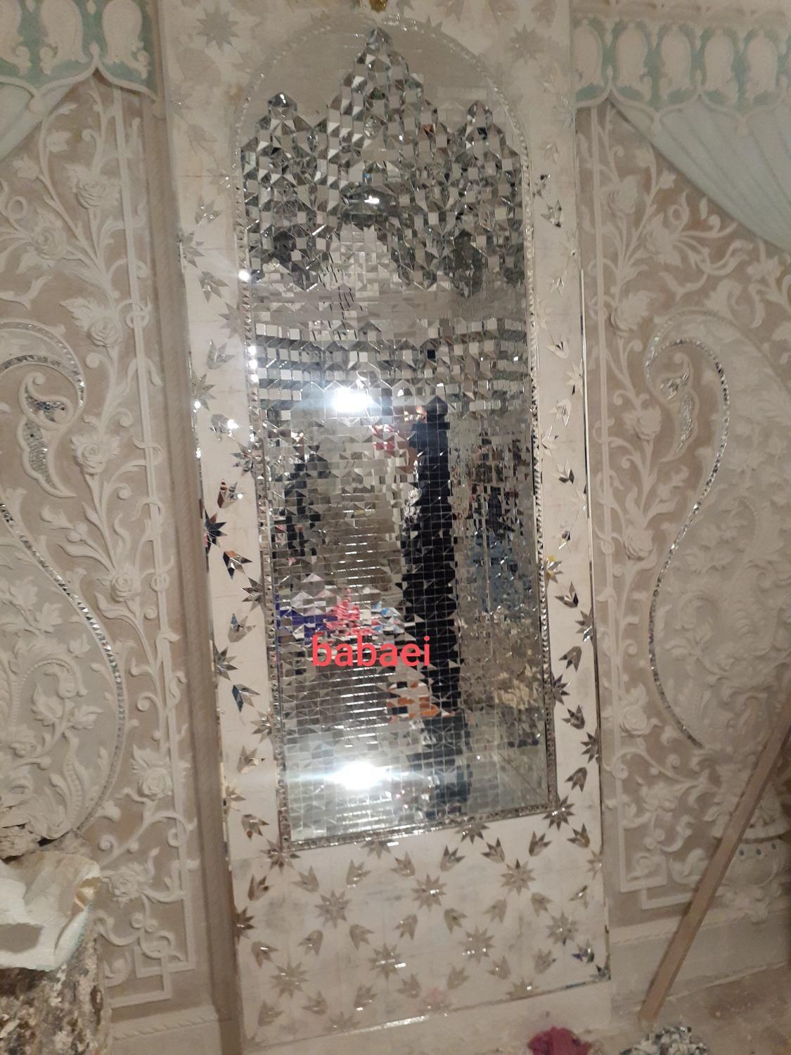 آینه دکوراتیو  سنتی گچبری پیش ساخته پتینه  نقاشی|آینه|تهران, جنت‌آباد مرکزی|دیوار
