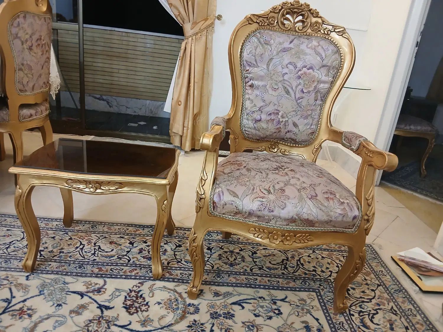 مبل استیل  ۹ نفره  ومیزناهارخوری استیل ۱۰ نفره|مبلمان خانگی و میز عسلی|اصفهان, ملک‌شهر|دیوار