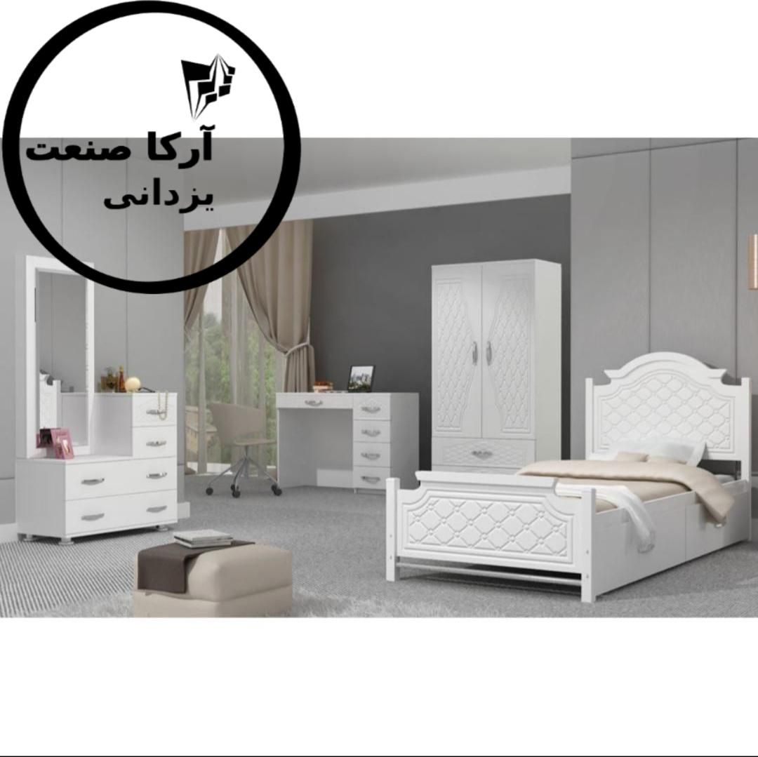 تخت خواب فلزی یک نفره وکیوم ( آرکا صنعت)|تخت و سرویس خواب|مشهد, شهید آوینی|دیوار