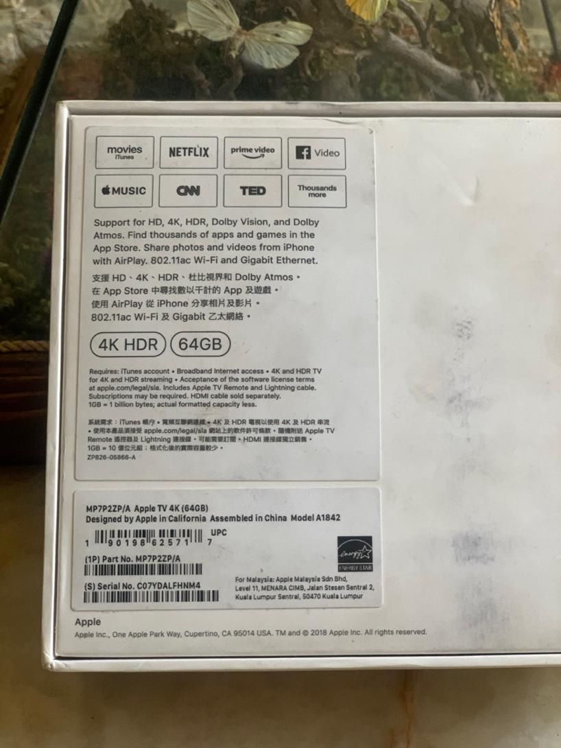 Apple TV 4K 2018 اپل|تلویزیون و پروژکتور|تهران, ونک|دیوار