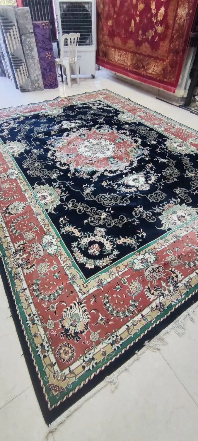 فرش ۱۲و۹متری سرمه ای|فرش|کرج, شعبان‌آباد|دیوار