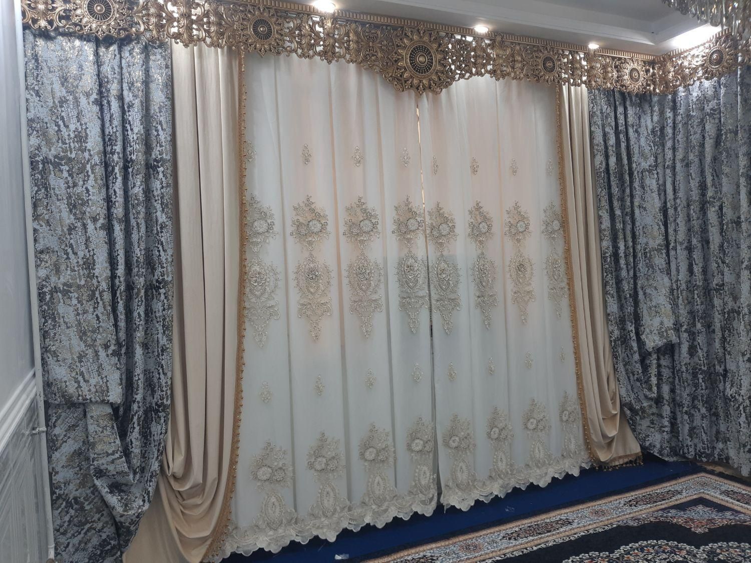 پرده کد۱۱۱۰|پرده، رانر، رومیزی|اهواز, بهارستان|دیوار