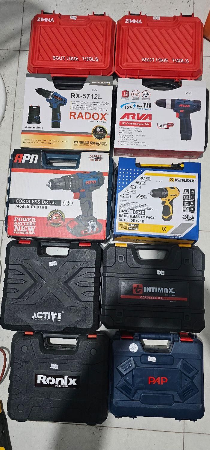 فروش انواع پیچ بند و دریل شارژی|ابزارآلات|کرج, ساسانی (قلمستان)|دیوار