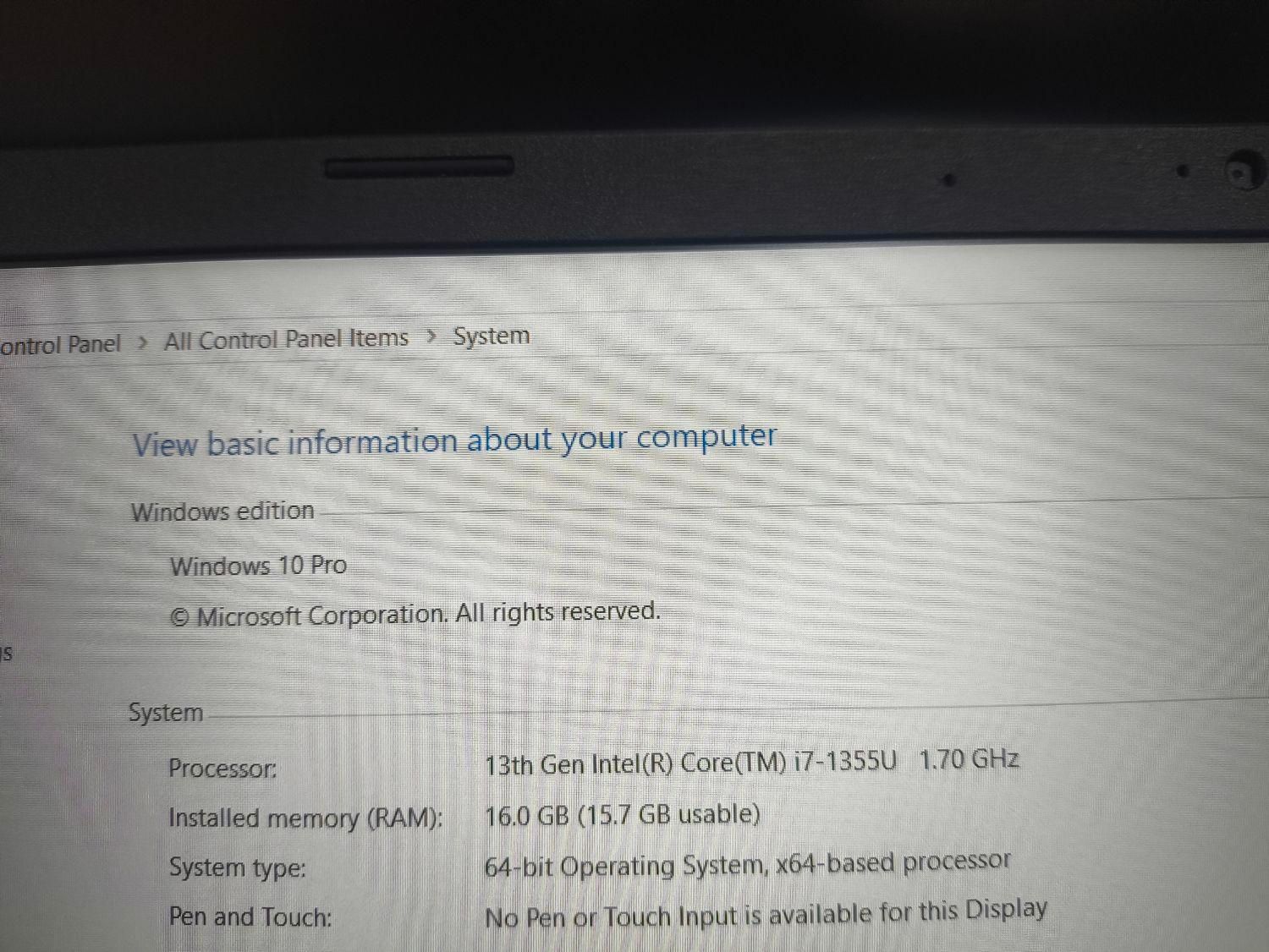 لپتاپ گیمینگ و رندرینگ Core i7 نسل13 در حد نو|رایانه همراه|دزفول, |دیوار