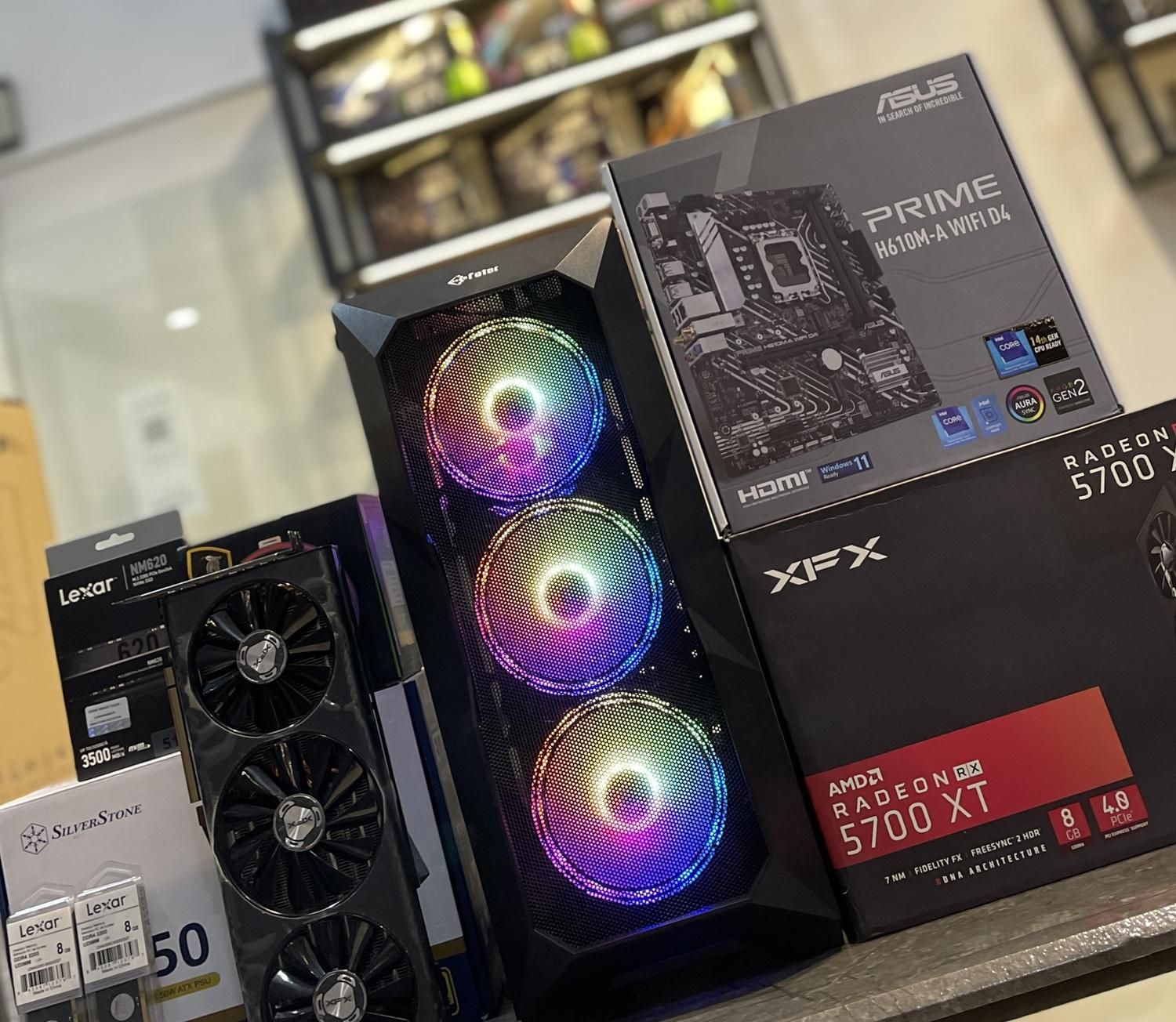 کیس گیمینگ I312100 با گرافیک RX5700XT 3FAN|رایانه رومیزی|مشهد, راهنمایی|دیوار