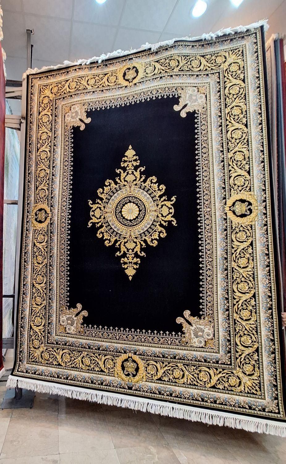 فرش ژیوا نخ اکرولیک ۱۲۰۰ شانه نگارین اقساط وتعویض|فرش|مشهد, امیر المومنین|دیوار
