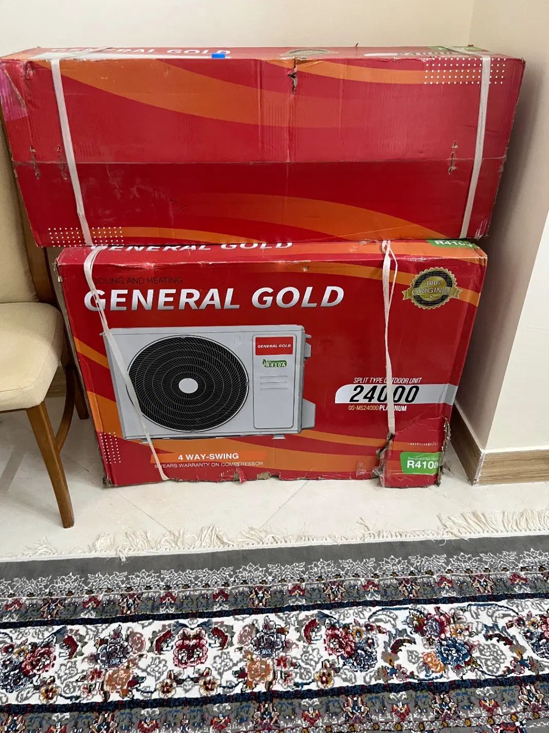 کولر جنرال گلد چهار جهته موتور سنگین ۲۴۰۰۰|کولر گازی و فن‌کوئل|آمل, |دیوار