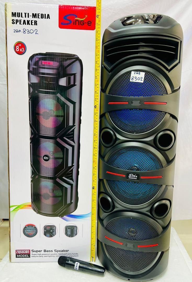 اسپیکر بلوتوثی ۲۴ اینچ مدل ۸۳۰۲|سیستم صوتی خانگی|بندر ماهشهر, |دیوار