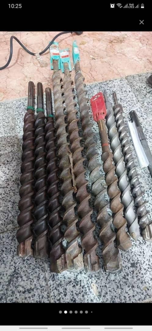 انواع سایز مته اصلی دریل آلمانی و ابزار در تصویر|ابزارآلات|یزد, |دیوار