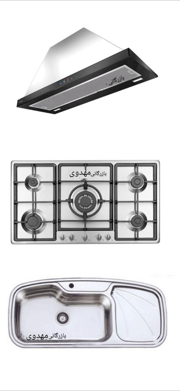 شیرالات هود گاز صفحه ای سینک استیل رایان مدلji6663|مصالح و تجهیزات ساختمان|تبریز, |دیوار
