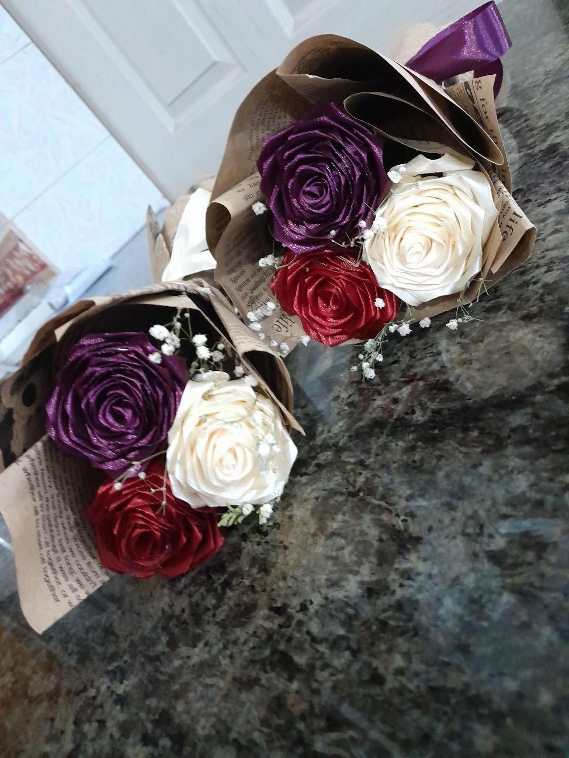 گل روبانی شیک برای مجالس خاص|گل مصنوعی|کرمانشاه, |دیوار