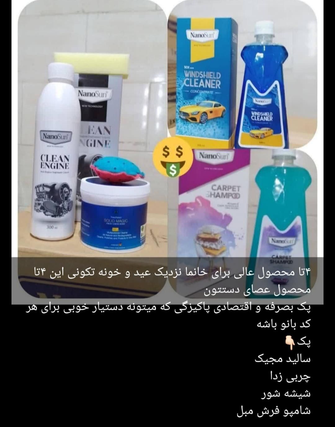 شوینده های نانوسان|مواد شوینده و دستمال کاغذی|کرمانشاه, |دیوار