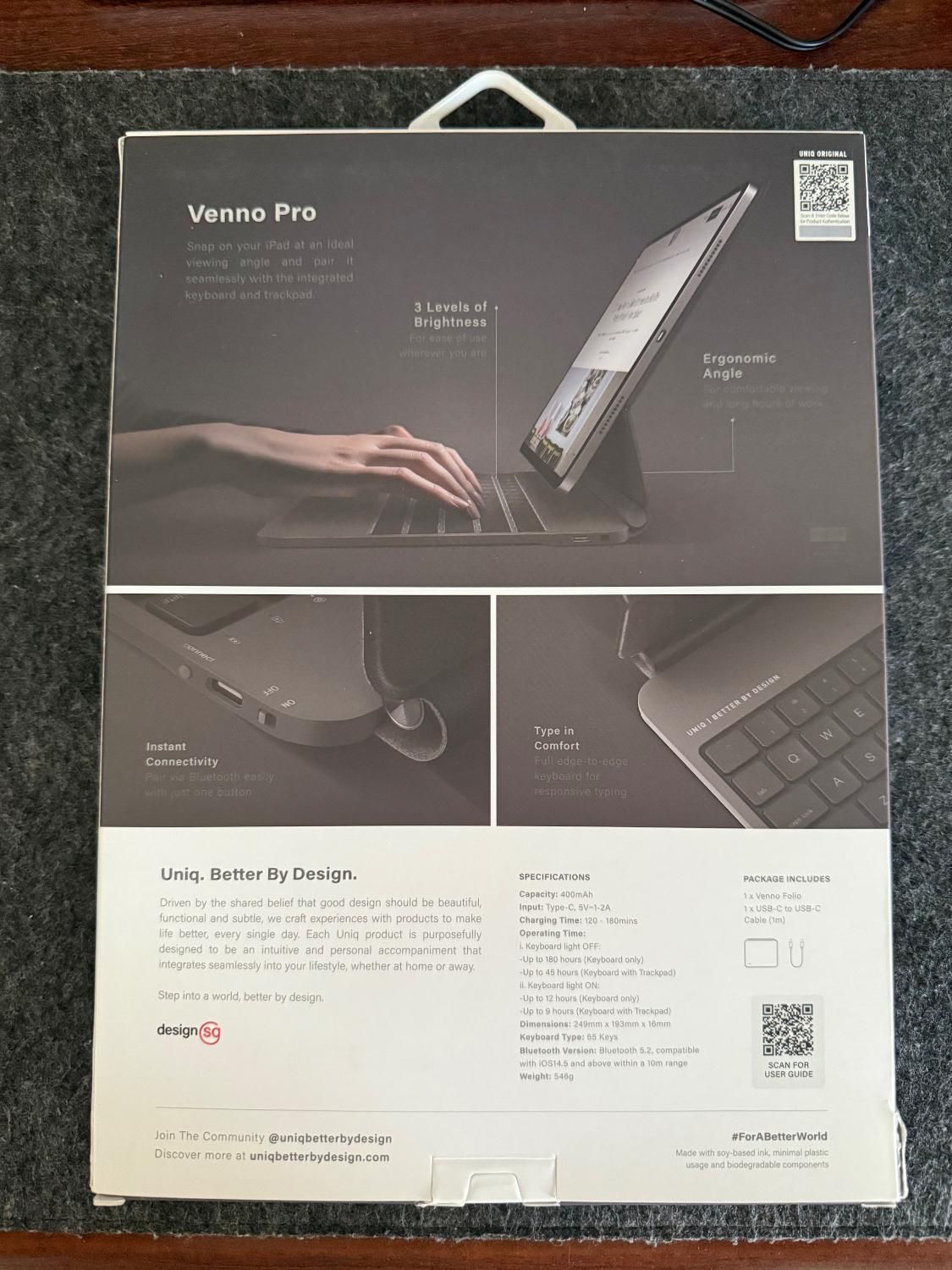 کیبورد UNIQ Venno Pro برای iPad Pro 11|لوازم جانبی موبایل و تبلت|تهران, سوهانک|دیوار