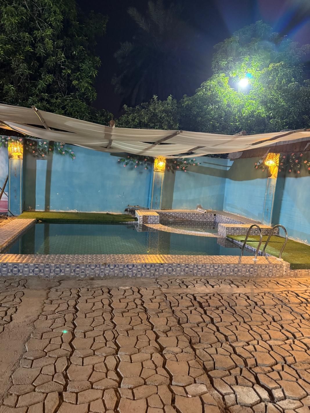 استخر ویلا شماره۲|اجارهٔ کوتاه‌مدت ویلا و باغ|میناب, |دیوار