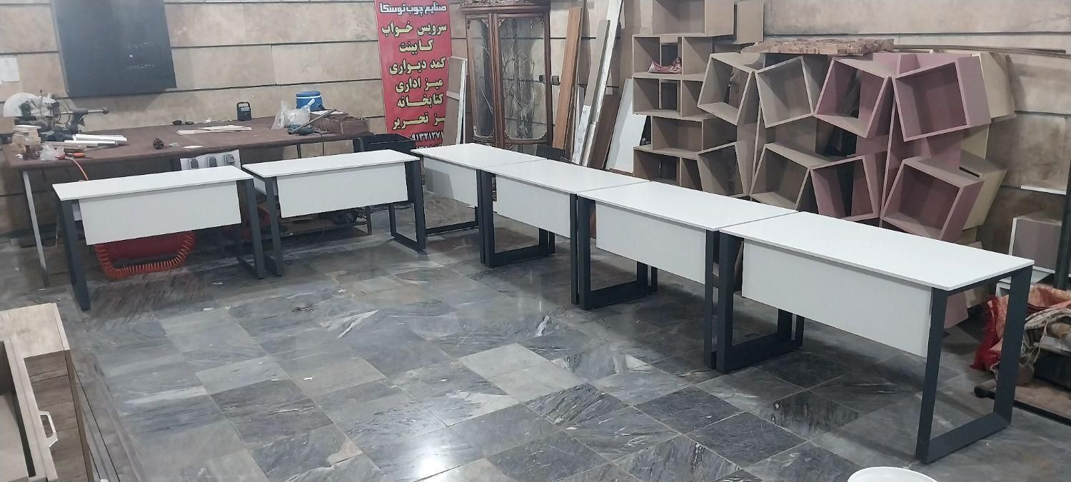 میز پایه فلز مشاور تک کشو میز کارمندی ۱۴۰ ۱۶۰|مبلمان اداری|اصفهان, ملک‌شهر|دیوار
