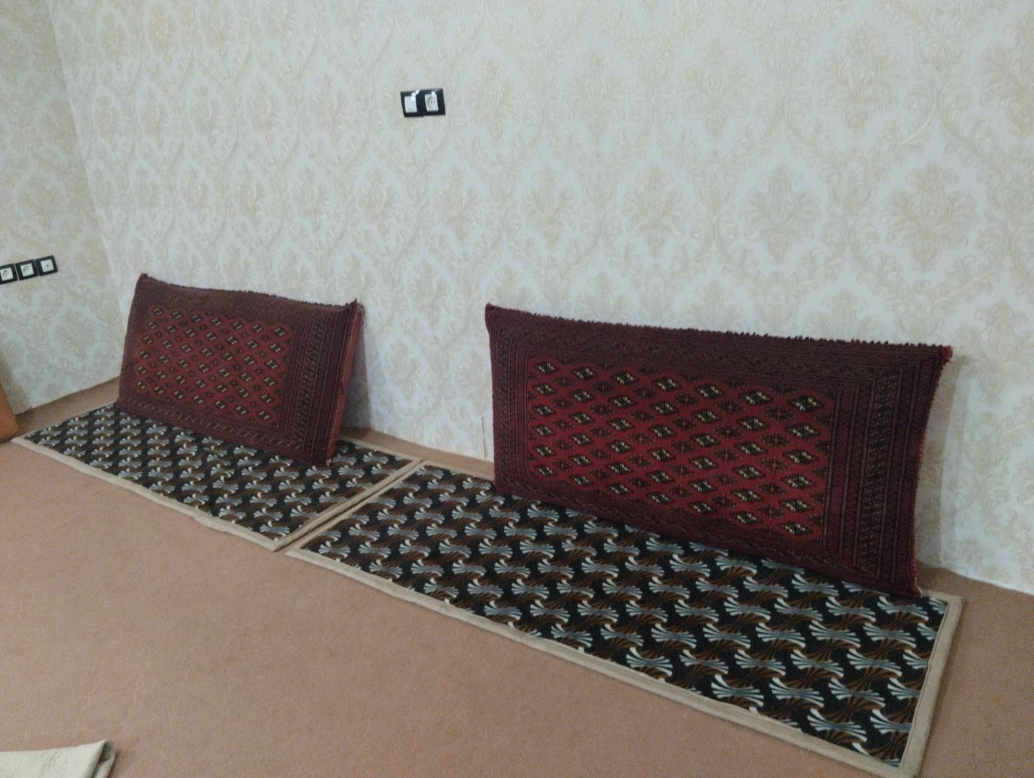 پشتی بزرگ دستباف ترکمن|پشتی|چمستان, |دیوار