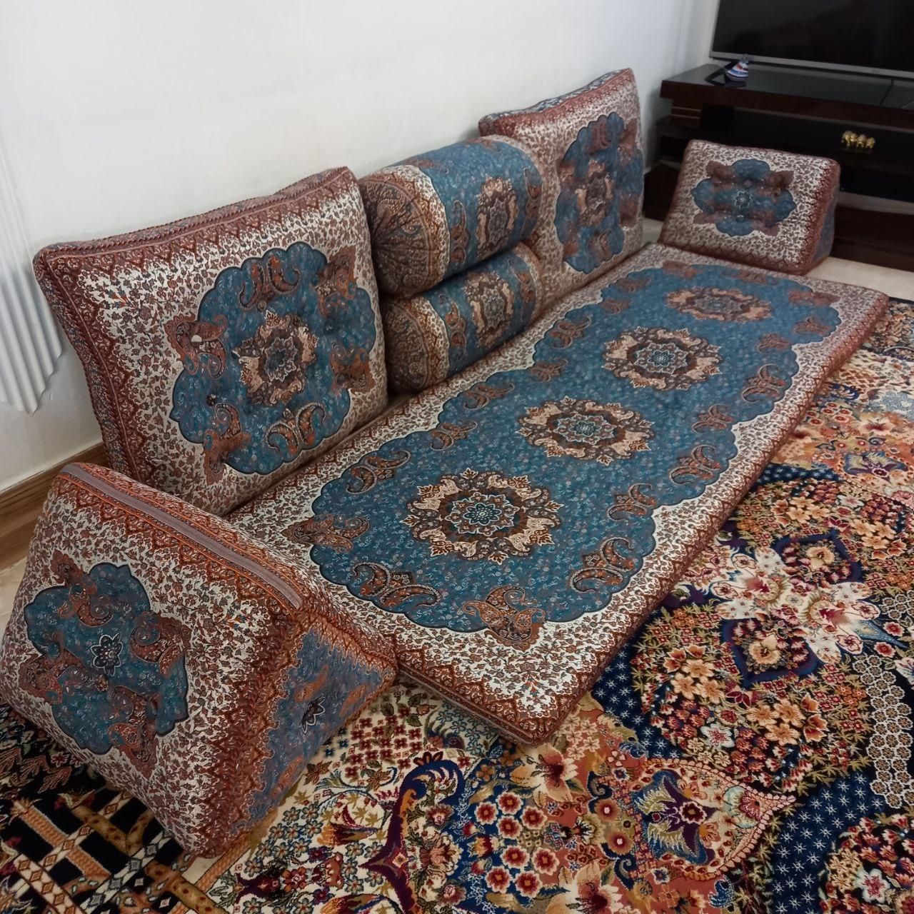 تشک و پشتی شاهنشین|پشتی|قزوین, |دیوار