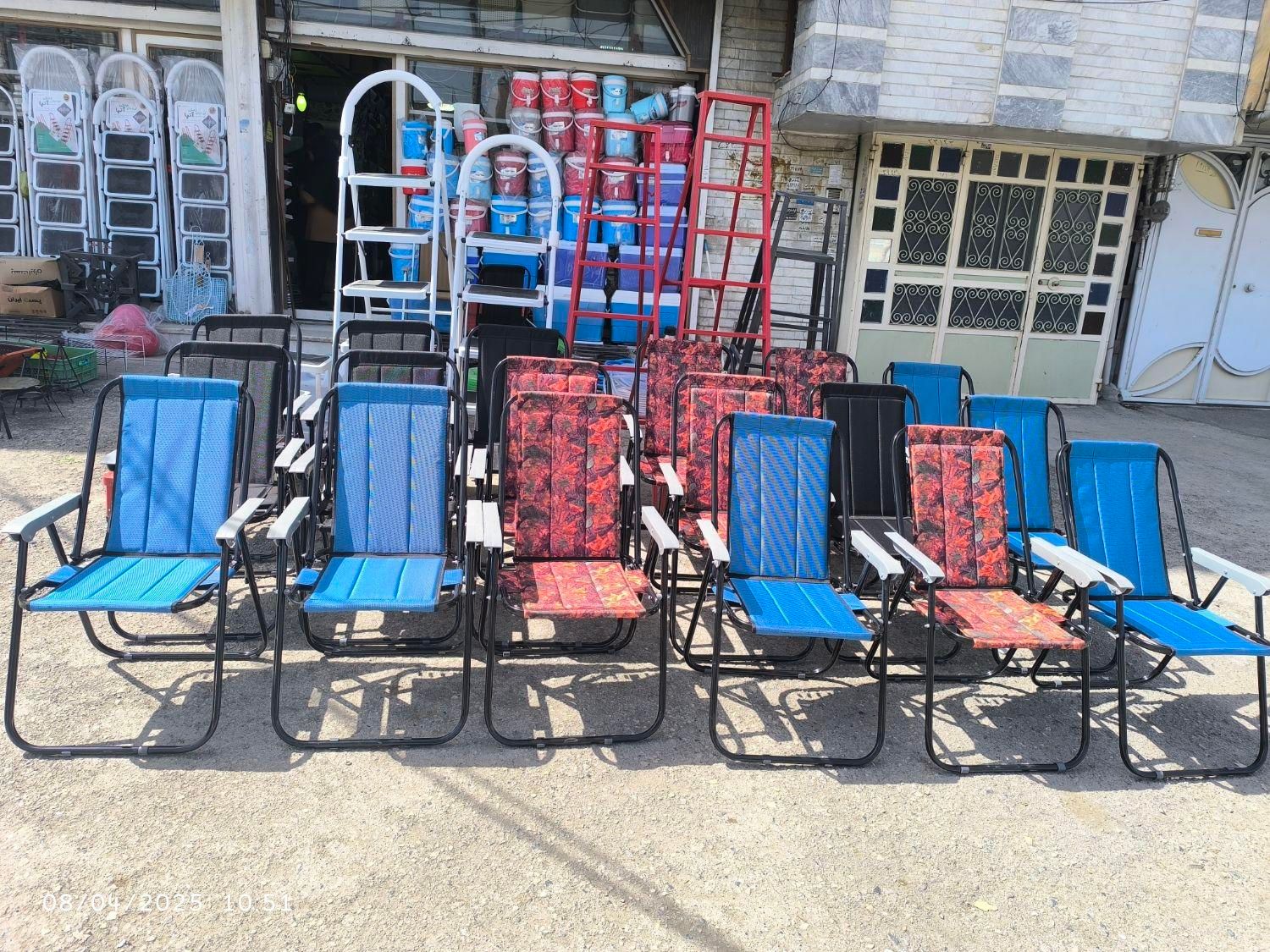 صندلی دسته مبلی تاشو 9فنره|صندلی و نیمکت|کرمانشاه, |دیوار