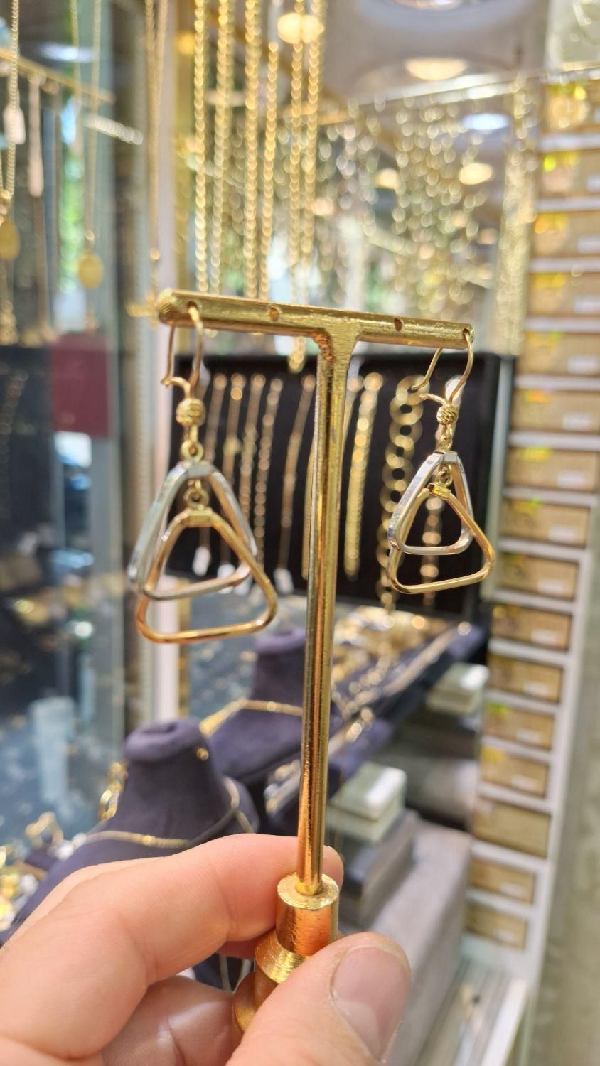گوشواره هندسی بدون اجرت و مالیات فقط با ۶ درصد|جواهرات|رشت, فلسطین|دیوار