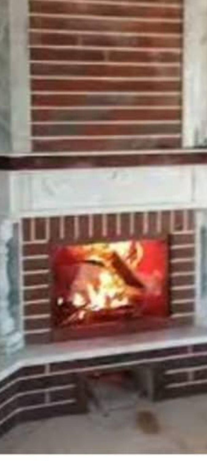 شومینه باربیکیو  آجرنما آتیشدان|خدمات پیشه و مهارت|لاهیجان, شقایق|دیوار