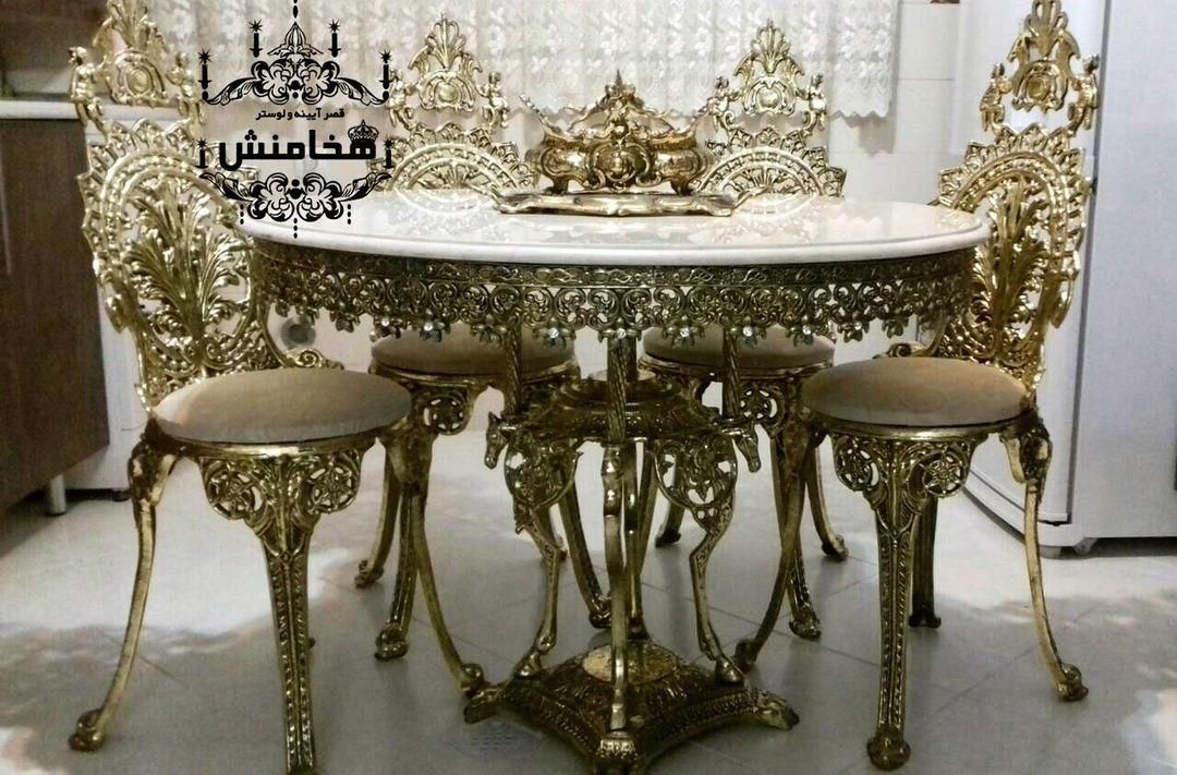 میز غذاخوری برنز و طرح برنز قیمت جشنواره|میز و صندلی غذاخوری|یزد, |دیوار