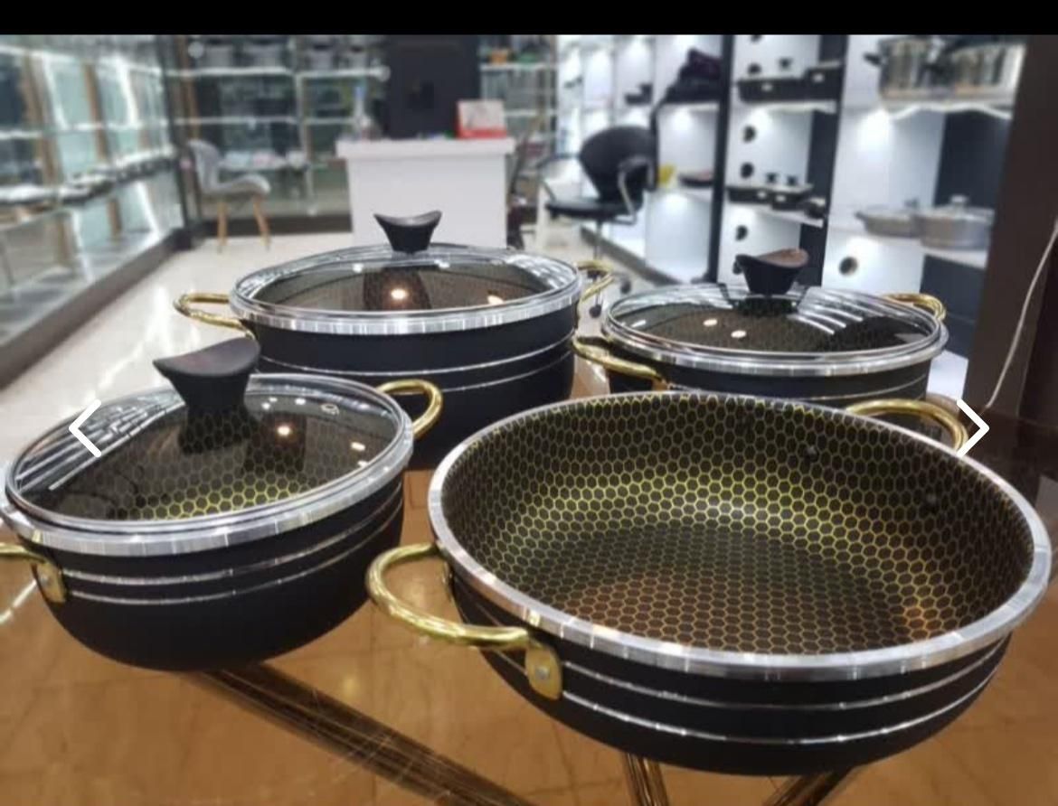 سرویس۷ پارچه زنبوری سایز بزرگ|ظروف پختوپز|اصفهان, دشتستان|دیوار