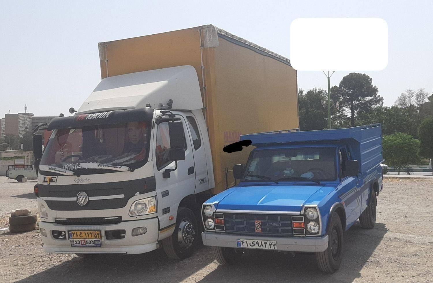 خدمات باربری اثاث منزل با نیروی ماهر ۱۰۰٪تضمینی|خدمات حمل و نقل|فولادشهر, B7|دیوار